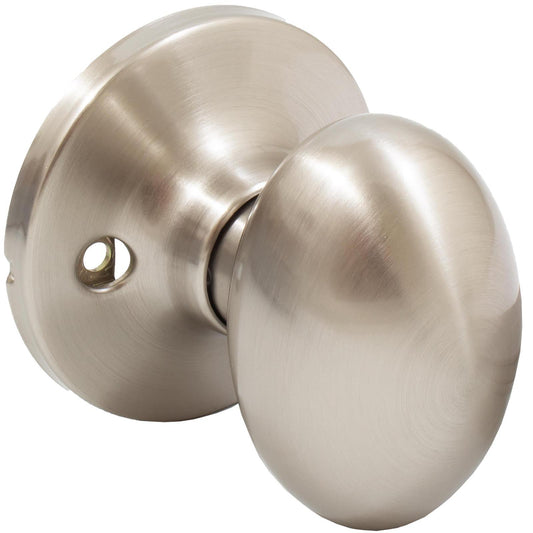 Stone Harbor Hardware Springhill Door Knob, Dummy (Non-Turning) Latch, Satin Nickel