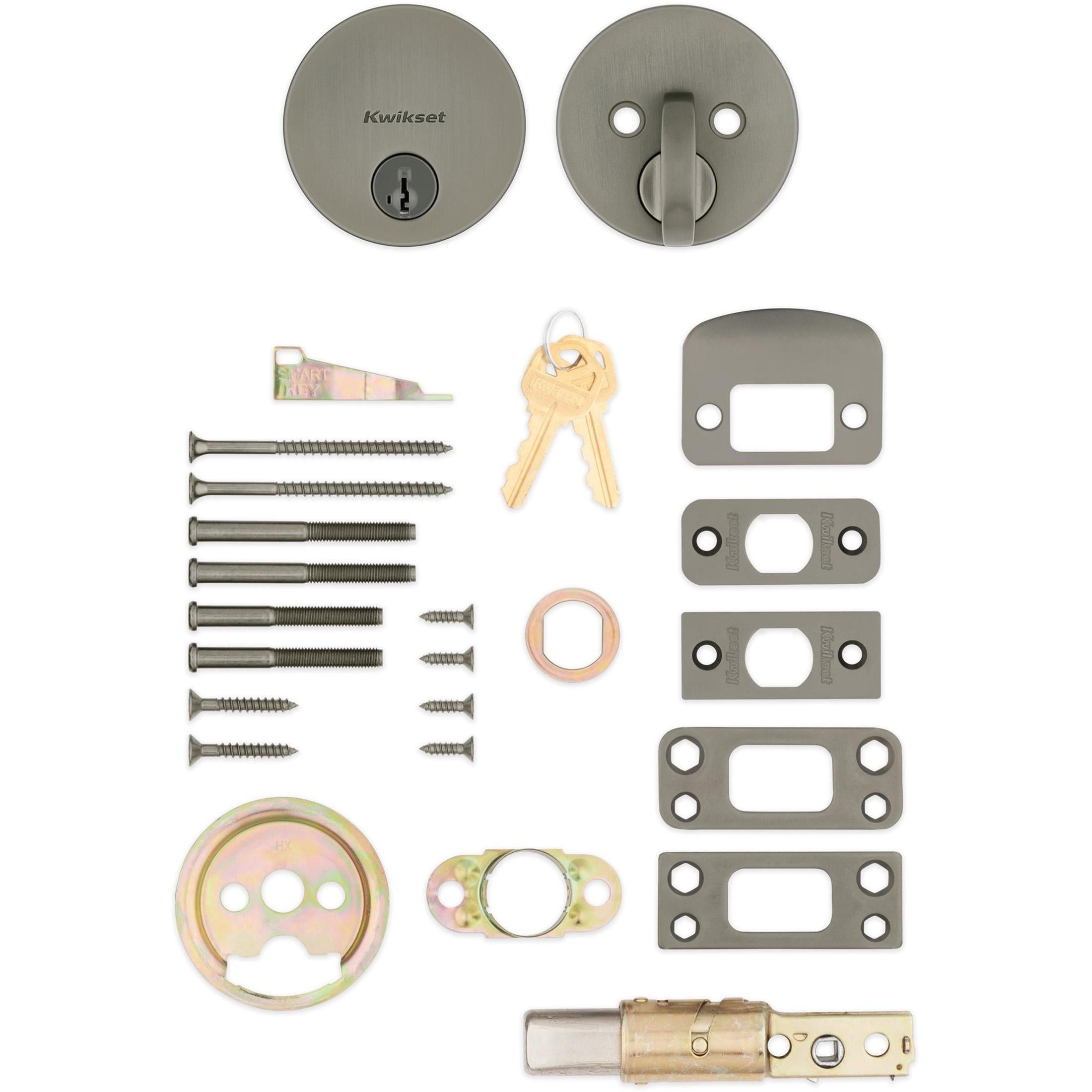 258 RDT 18G SMT 6AL STRKP K3 Uptown 1-Cyl Deadbolt - Gunmetal