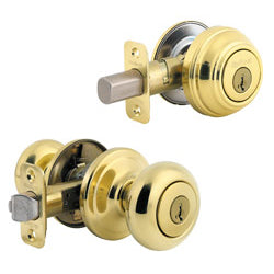 Juno Combo Pack (Entry & Deadbolt) Knob - 991 Series with Smartkey - Clearpack