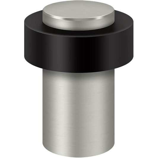 UFB7500U15 3" Heavy-Duty Round Universal Floor Bumper - Satin Nickel