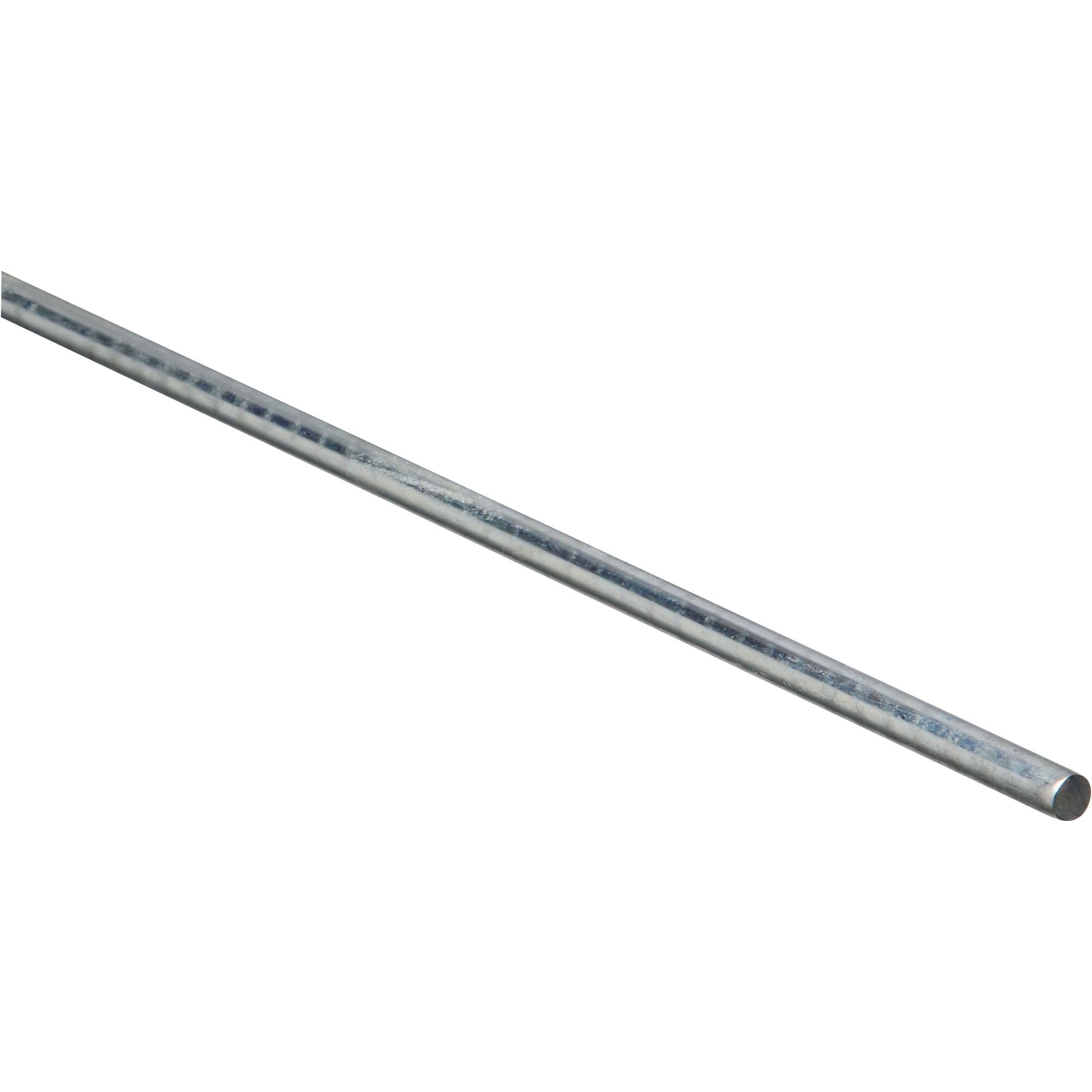 4005BC 1/4" x 36" Smooth Rod - Zinc Plated