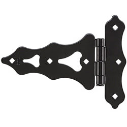 SPB859 8" Ornamental Hinge 2/pk - Black