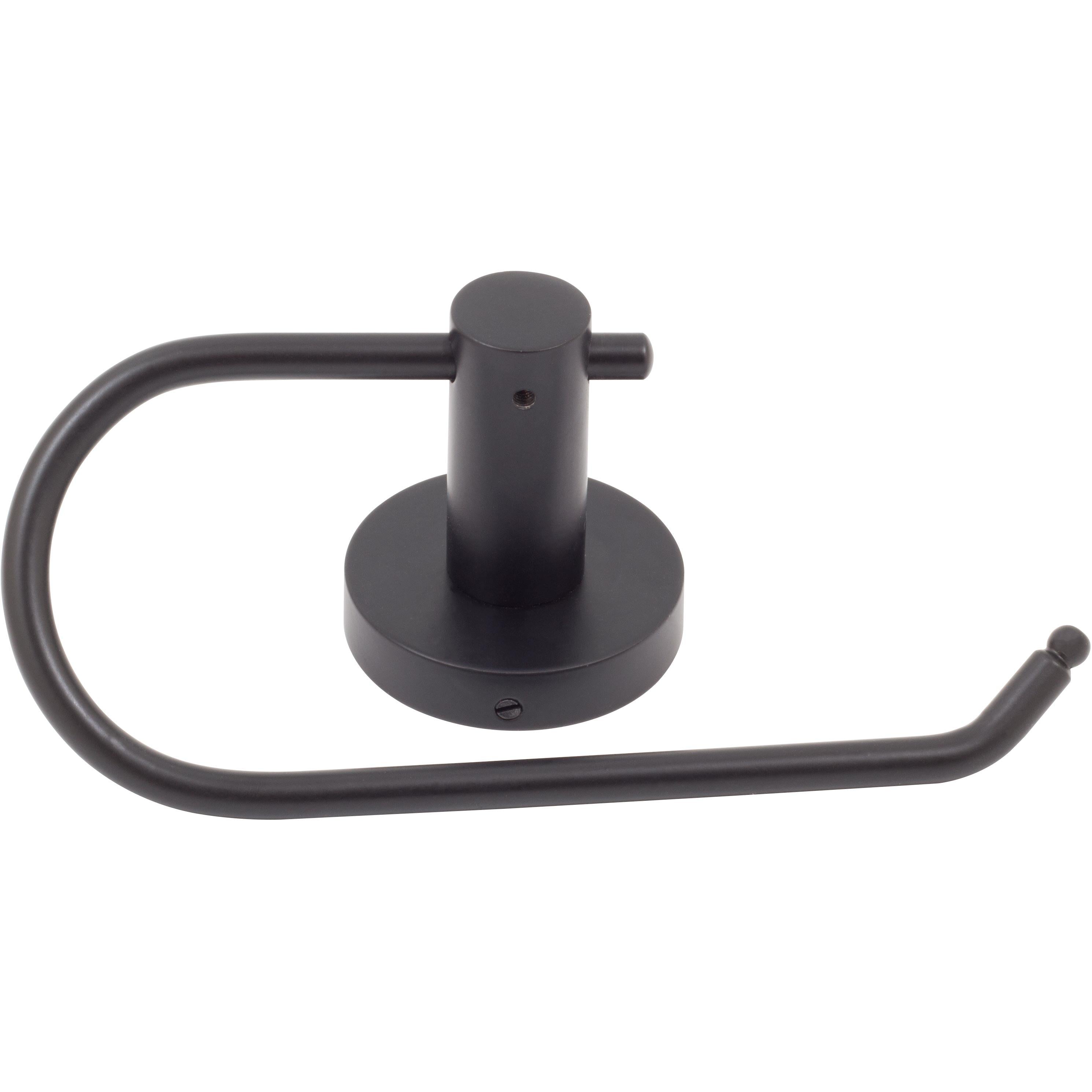 Zurich Euro Paper Holder - Matte Black