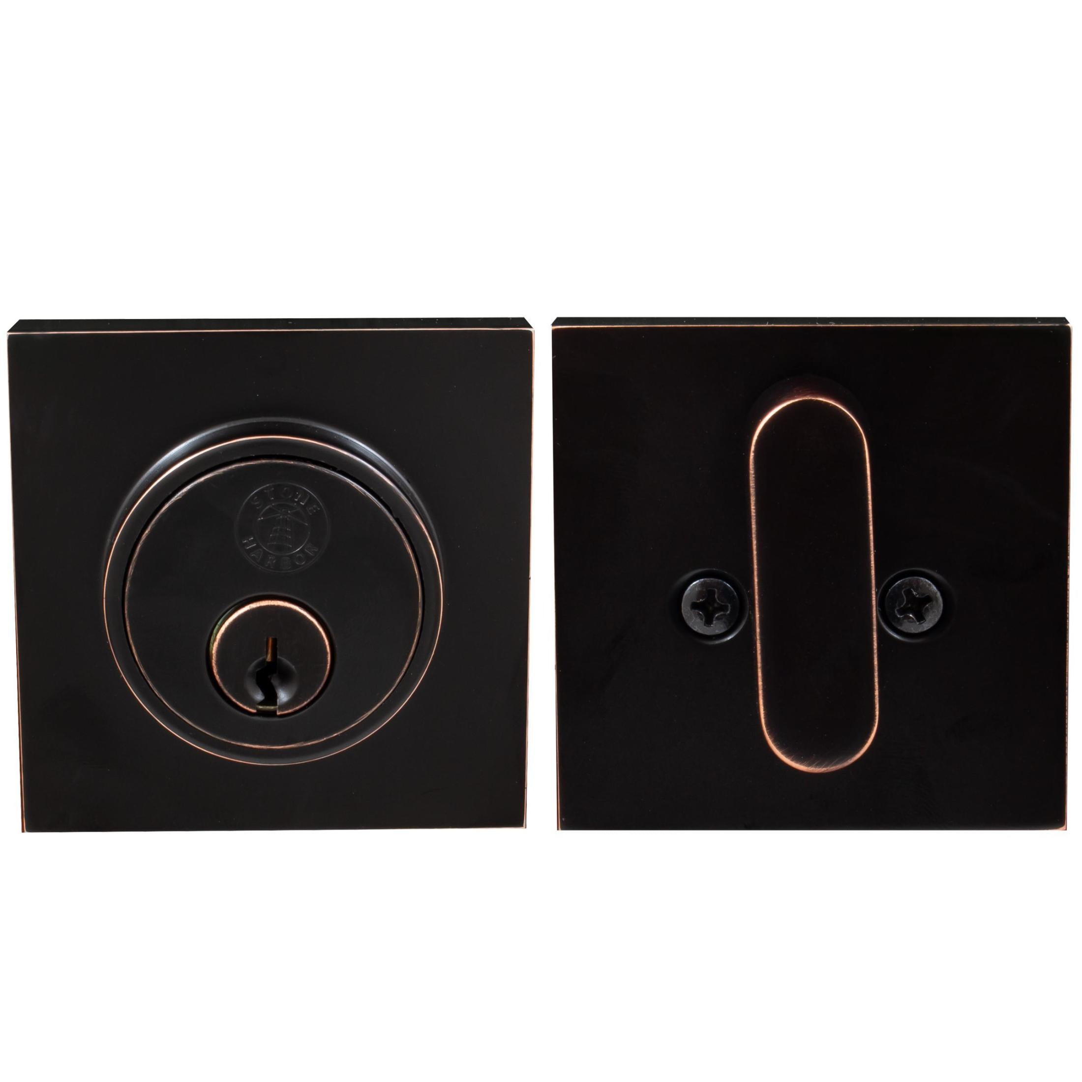 Contemporary Square Deadbolt