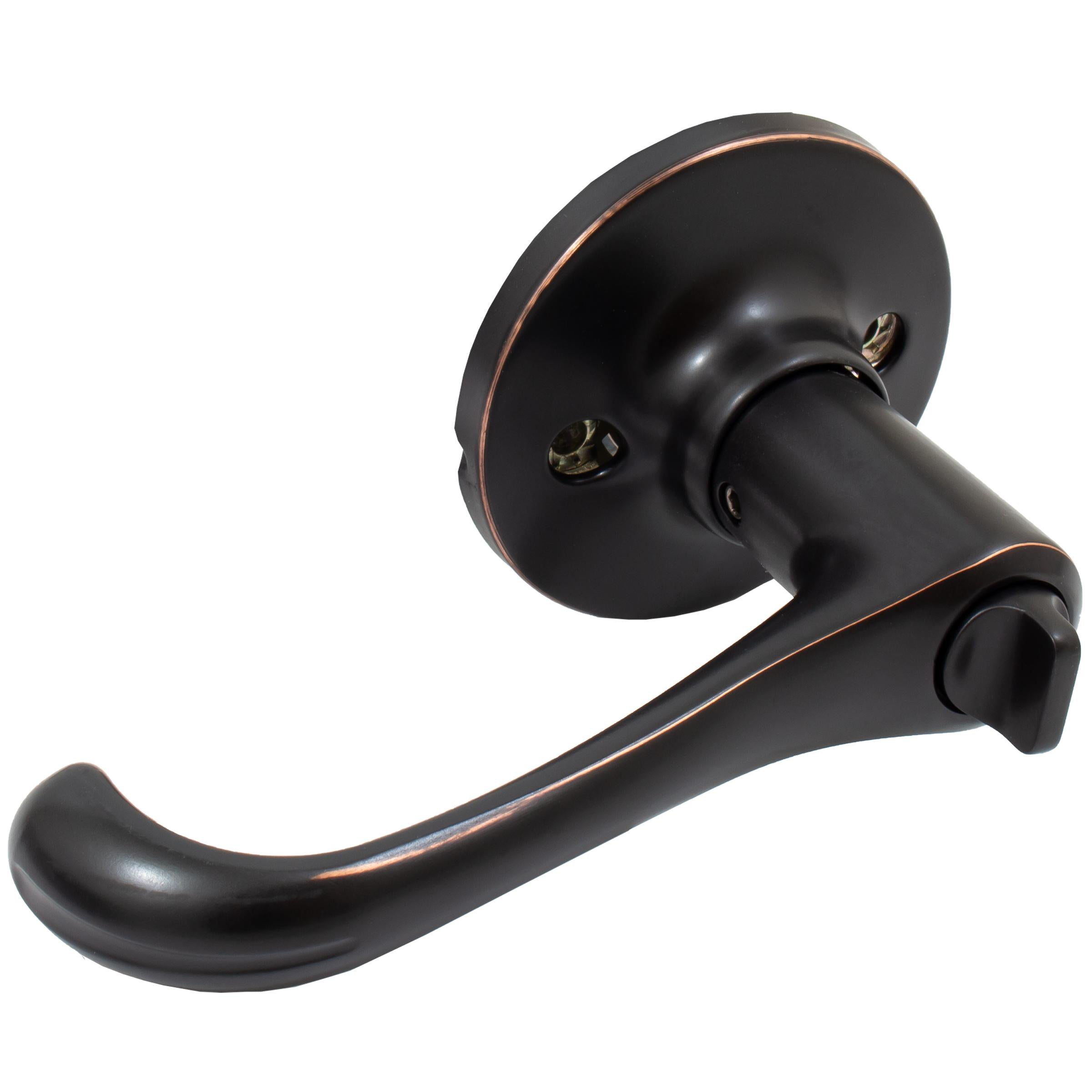 Stone Harbor Hardware Memphis Door Lever, Entry Latch, SC Keyway, Vintage Bronze