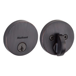 Uptown Single Cylinder Round Deadbolt - 258 Series with Smartkey - Boxpack