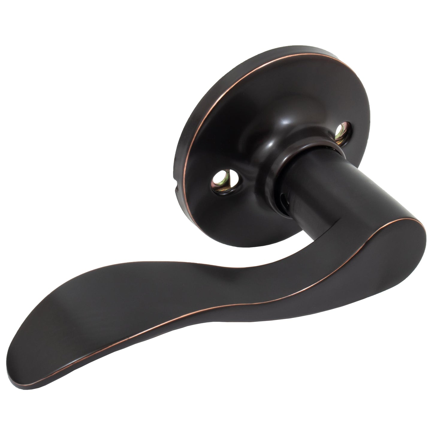 Stone Harbor Hardware Beaverton Door Lever, Dummy (Non-Turning) Latch, Left-Handed, Vintage Bronze