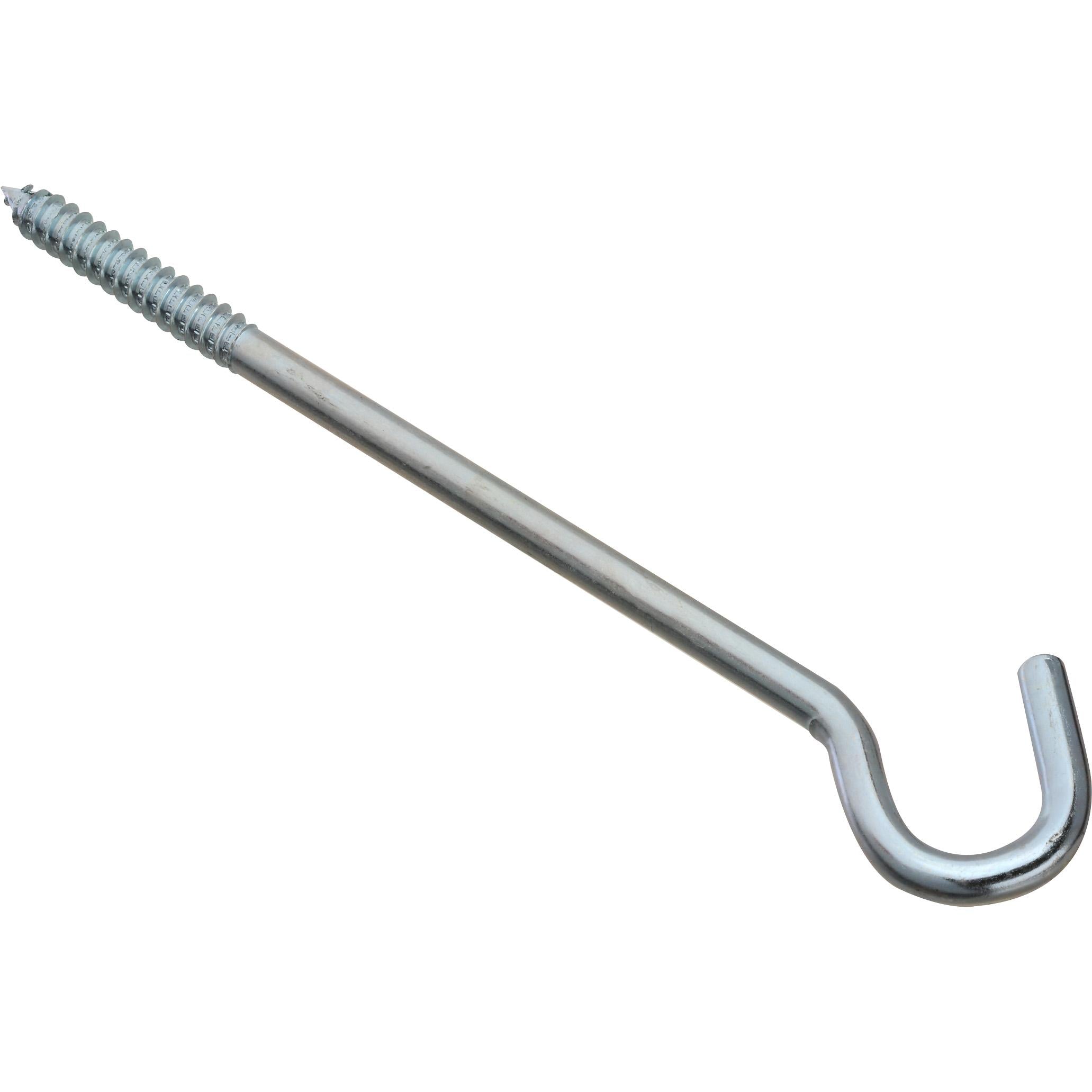 National Hardware - N221-002 2156BC, 3/8" x 10" Screw Hook in Zinc Plated