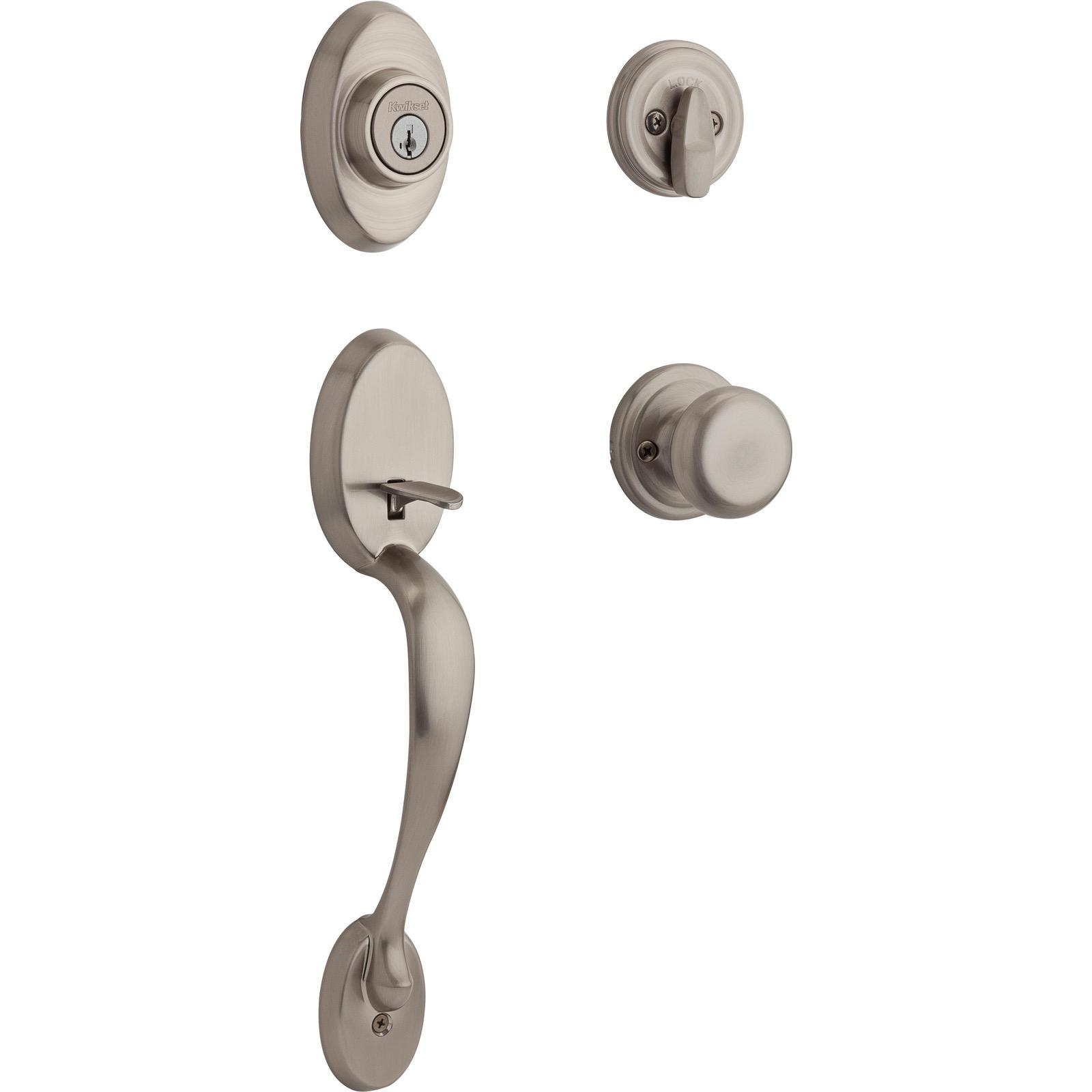 Chelsea Handleset with Juno Knob - 800 Series with Smartkey - Complete Set