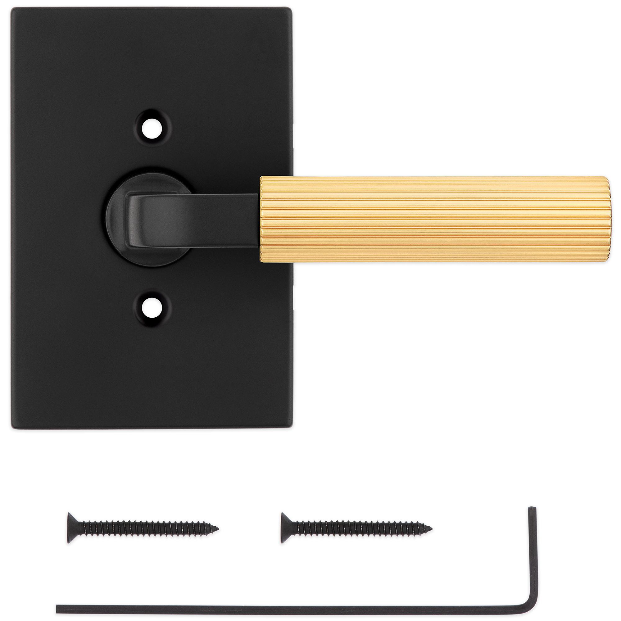 788MAL RCT 514/4 Mirada Dummy - Matte Black with Satin Brass