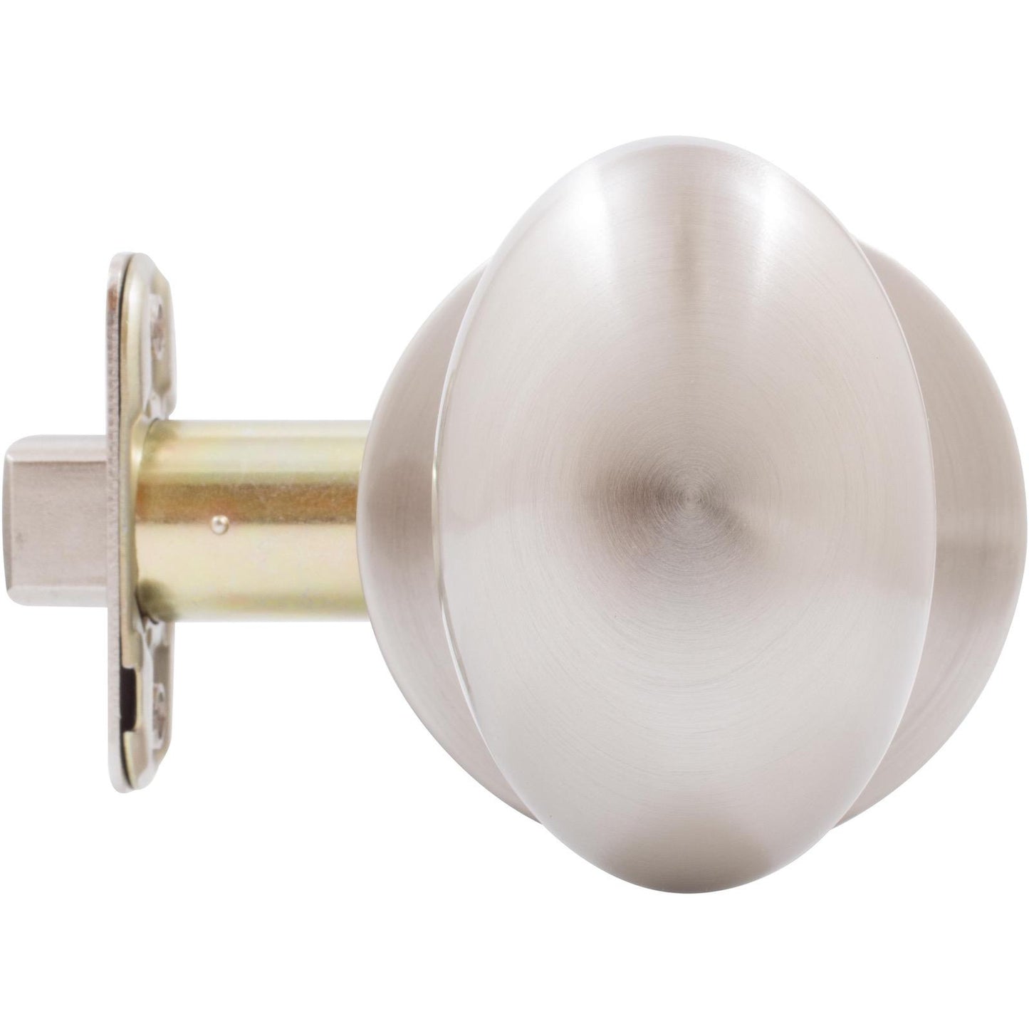 Stone Harbor Hardware Springhill Door Knob, Passage (Hall/Closet) Latch, Satin Nickel