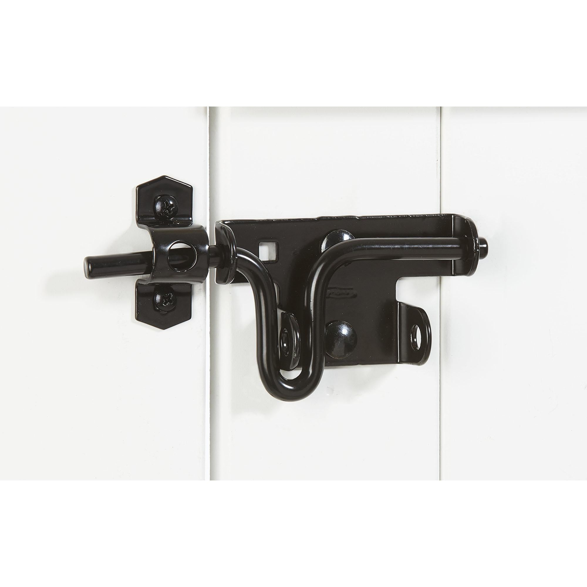 National Hardware - N109-027 SPB1134 Sliding Bolt Door / Gate Latch in Black