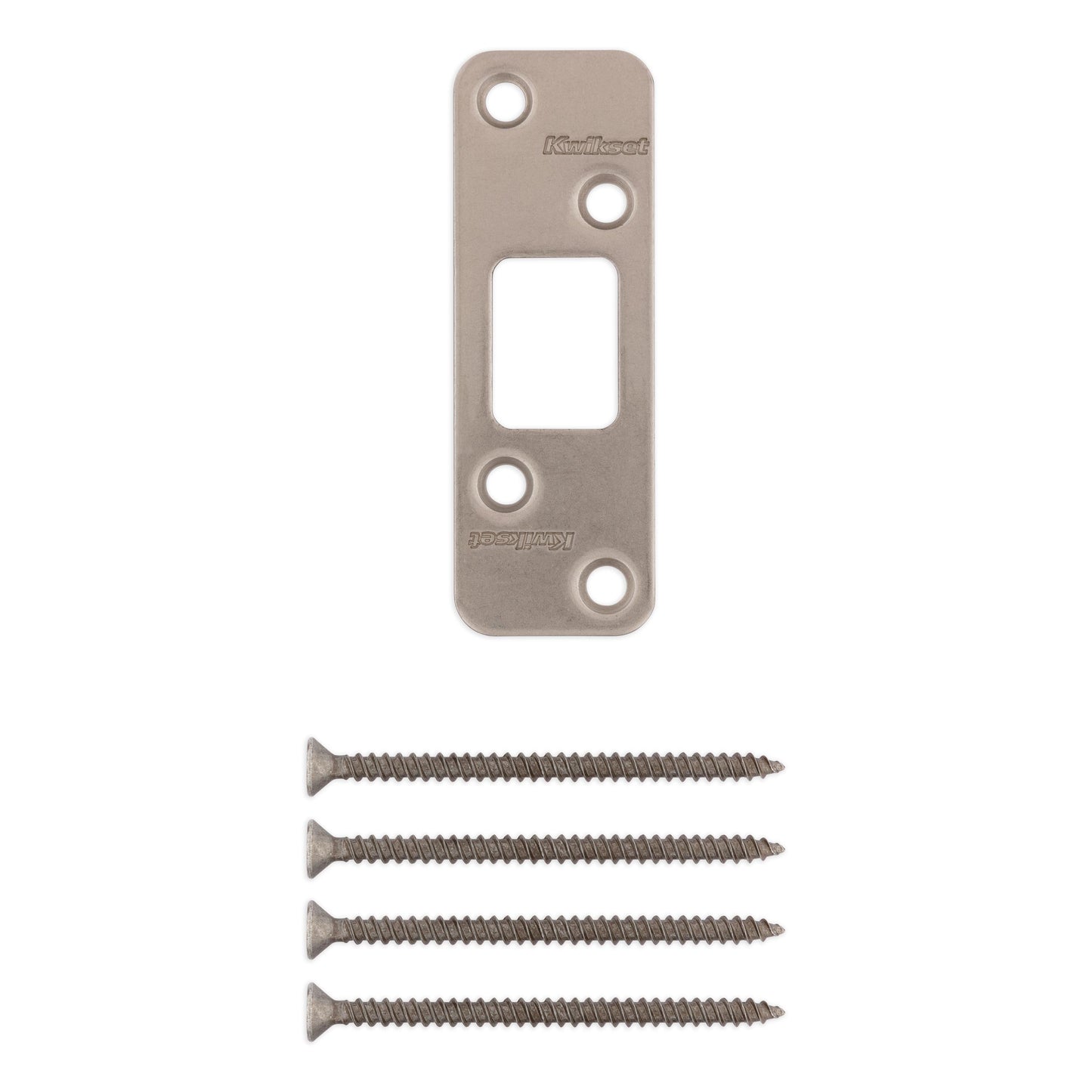 83223-022 3-5/8" x 1-1/4" RC Deadbolt Strike - Satin Nickel