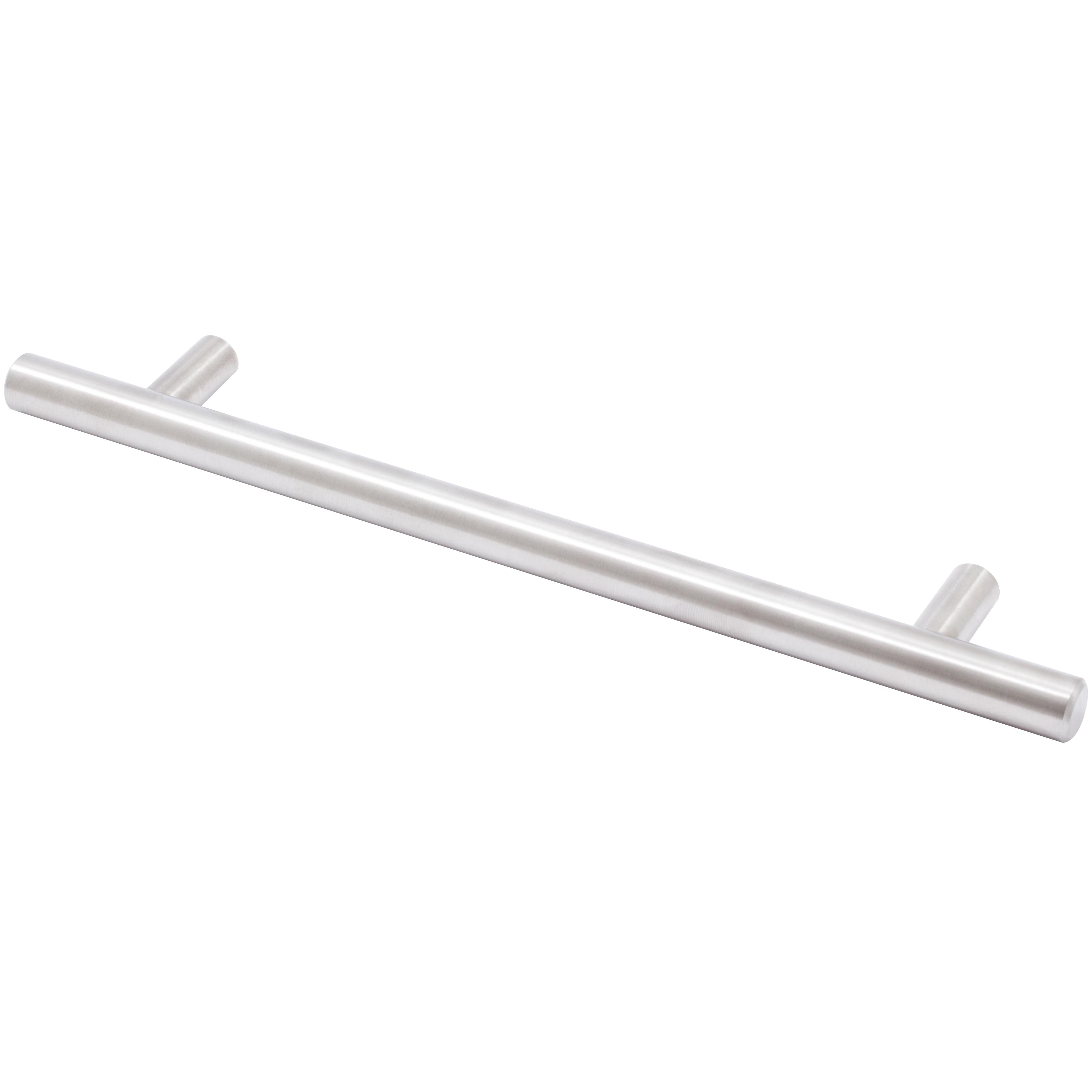 Stone Harbor Hardware Bar Cabinet Pull, 160 Millimeters, 220mm Overall Length, Satin Stainless Steel