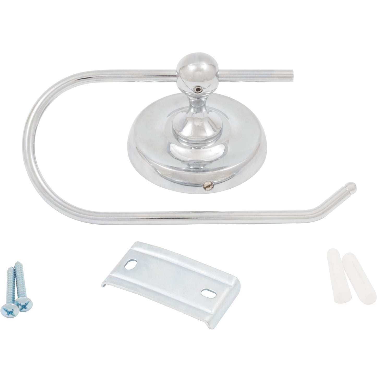 Stone Harbor Hardware Portland European Paper Holder, Polished Chrome