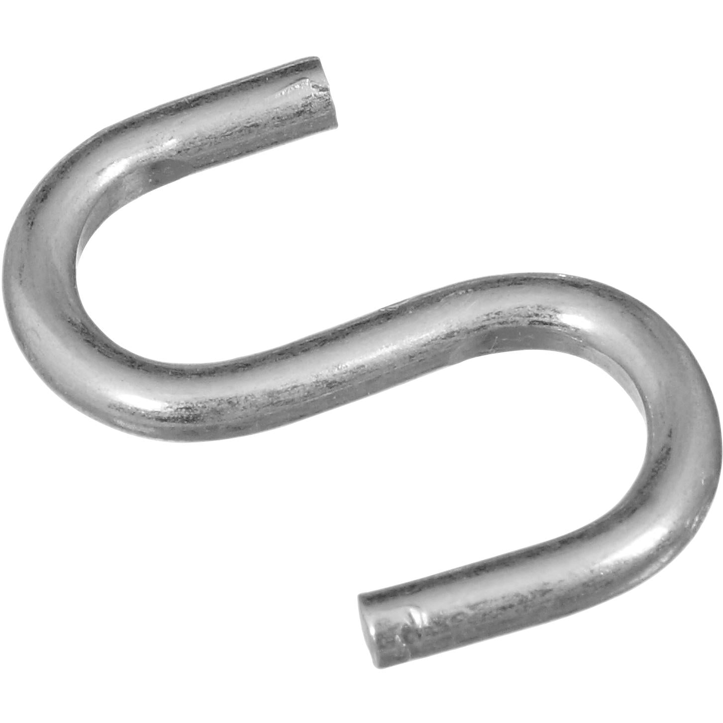 V2076 1" Heavy Open S Hook 6/pk - Zinc