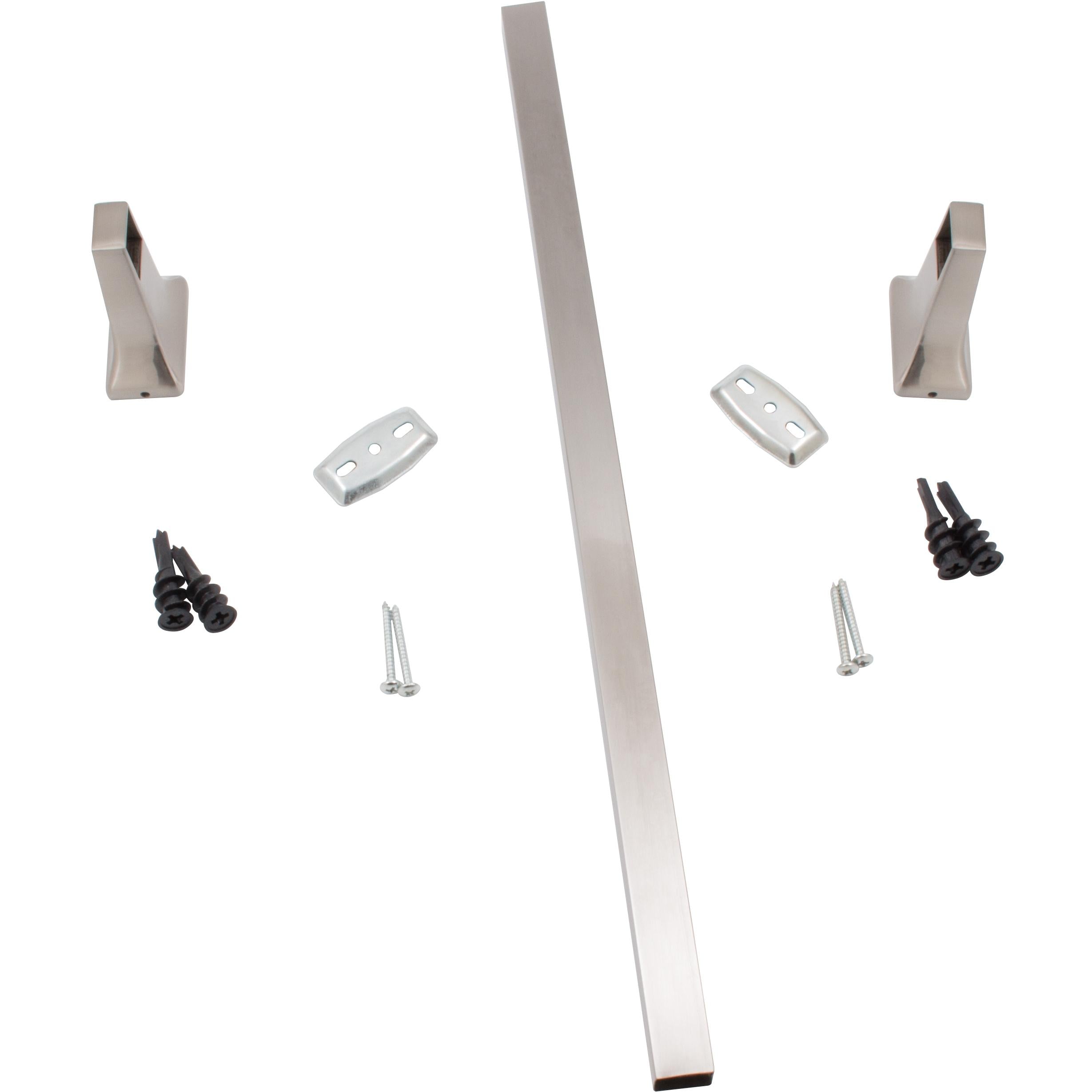 Stone Harbor Hardware Lakewood Towel Bar, 24 Inches, Satin Nickel