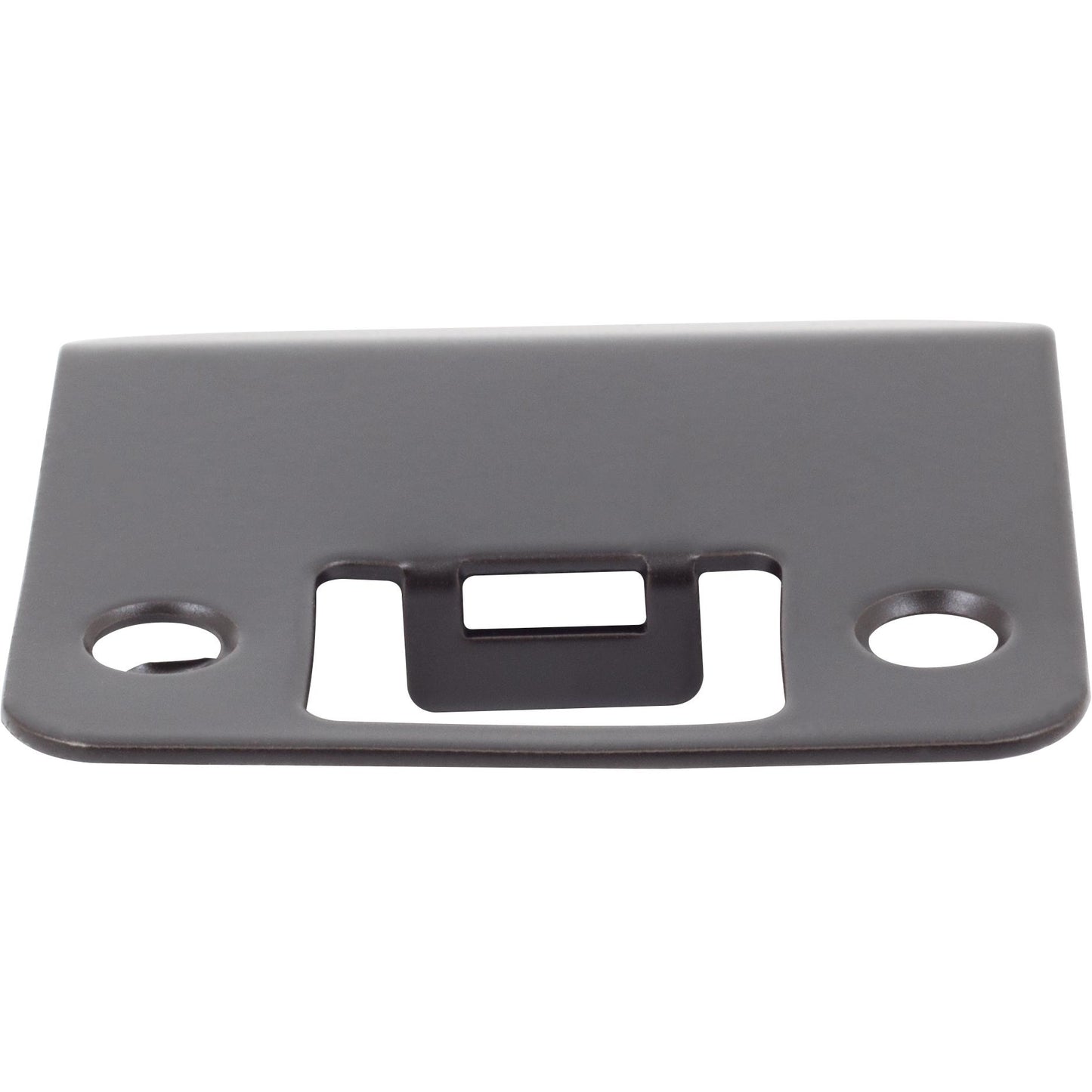 Stone Harbor Hardware Round Corner Extended Lip Strike, 2-1/4" x 1-3/4", (2-1/4" Overall Length), Matte Black