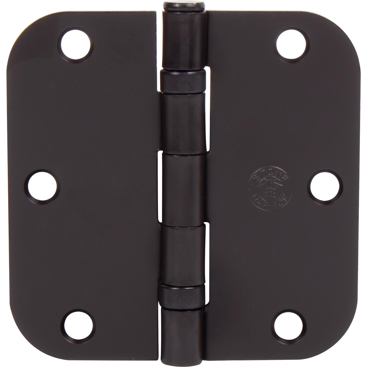 Stone Harbor Hardware 3-1/2" Ball-Bearing Door Hinges, 5/8" Radius Corner, Oil-Rubbed Bronze, 3-Pack