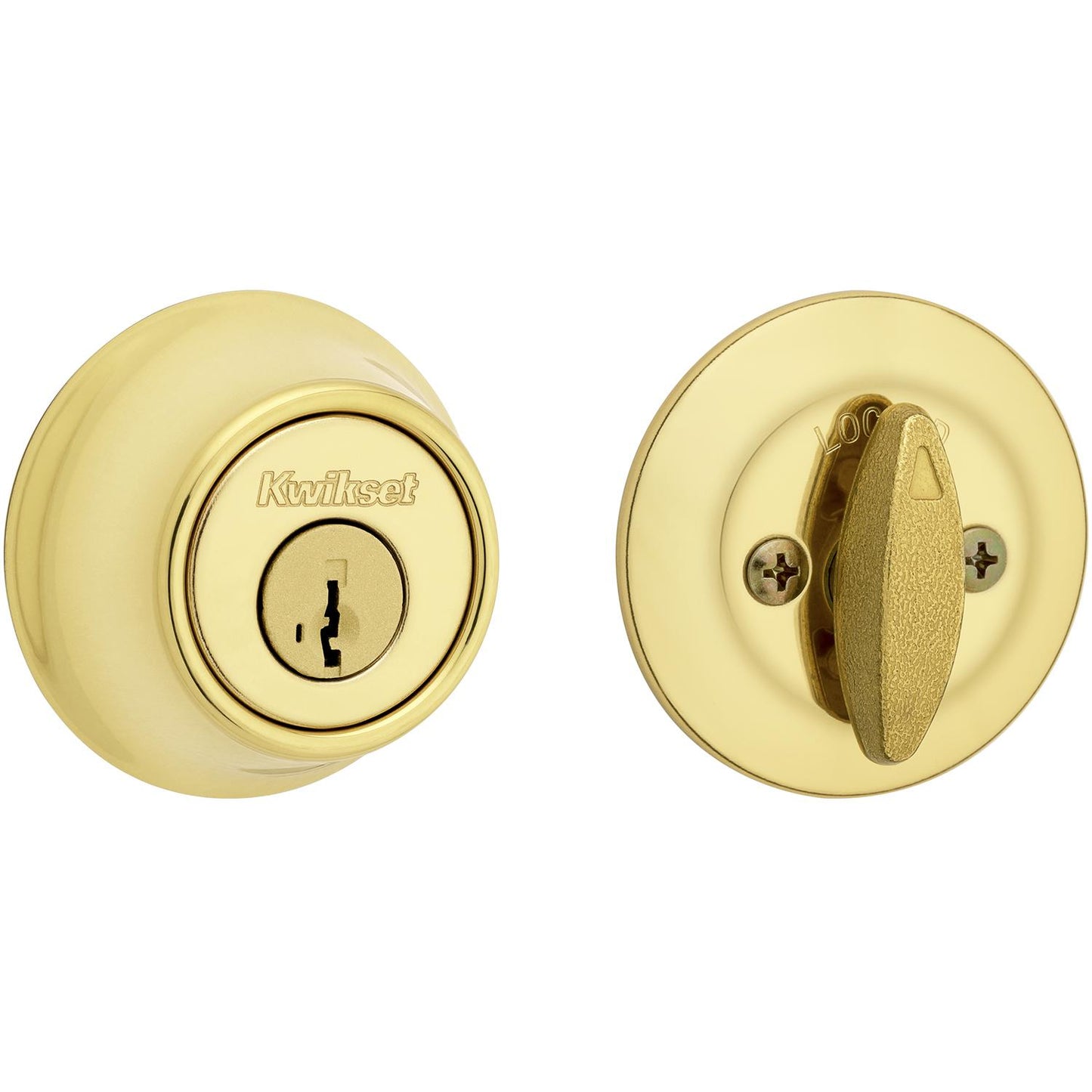 660 3 SMT CP K6 1-Cyl Deadbolt - Polished Brass