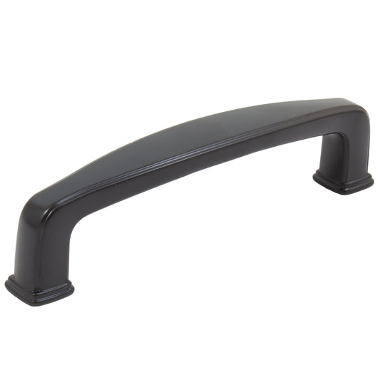 Stone Harbor Hardware Sherwood Cabinet Pull, 96 Millimeters, Matte Black