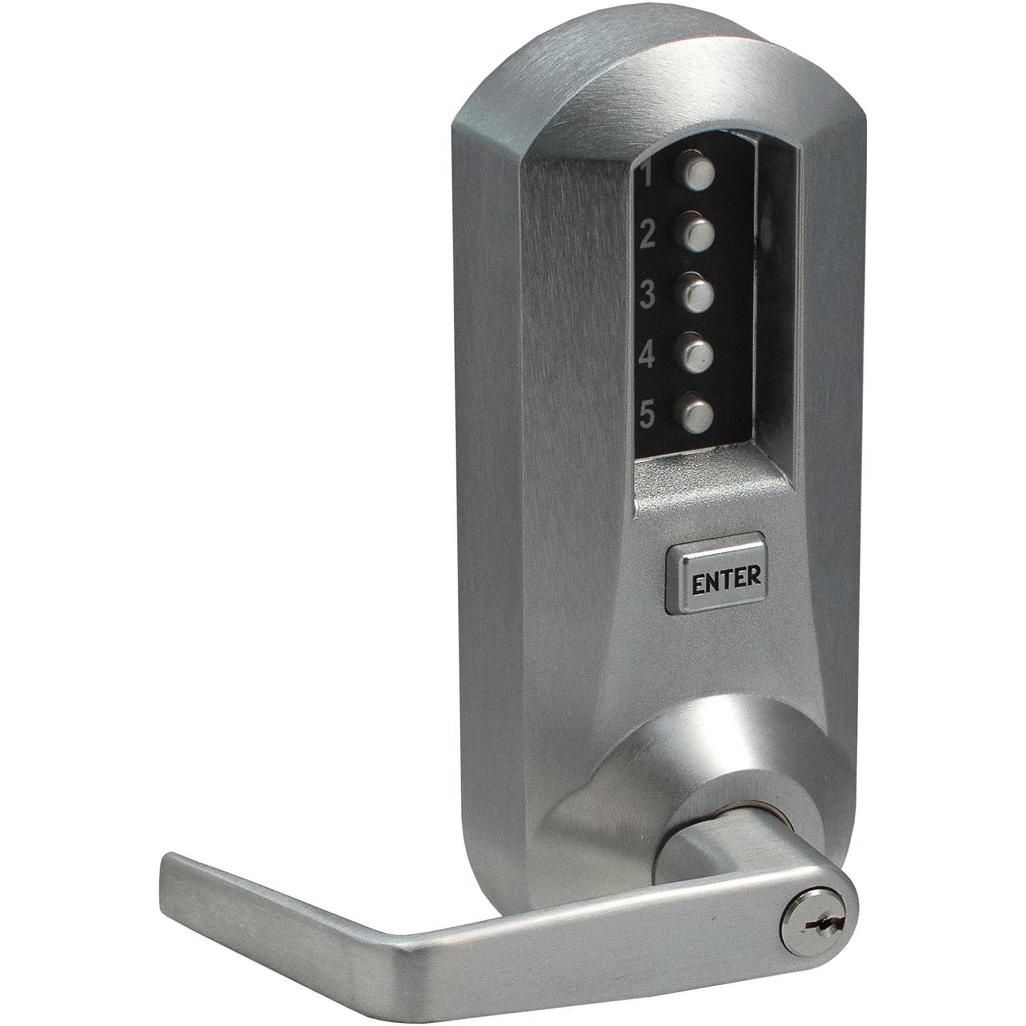 5041XSWL26D41 Simplex Mechanical Pushbutton Entry SC1 with Passage Feature  - Satin Chrome