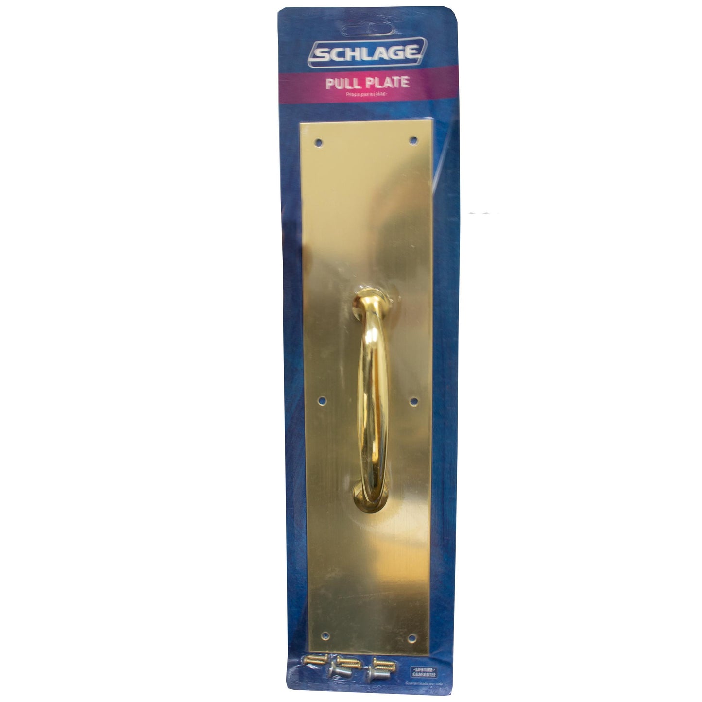 SC8311-5B3 3-1/2" x 15" Pull Plate - Polished Brass