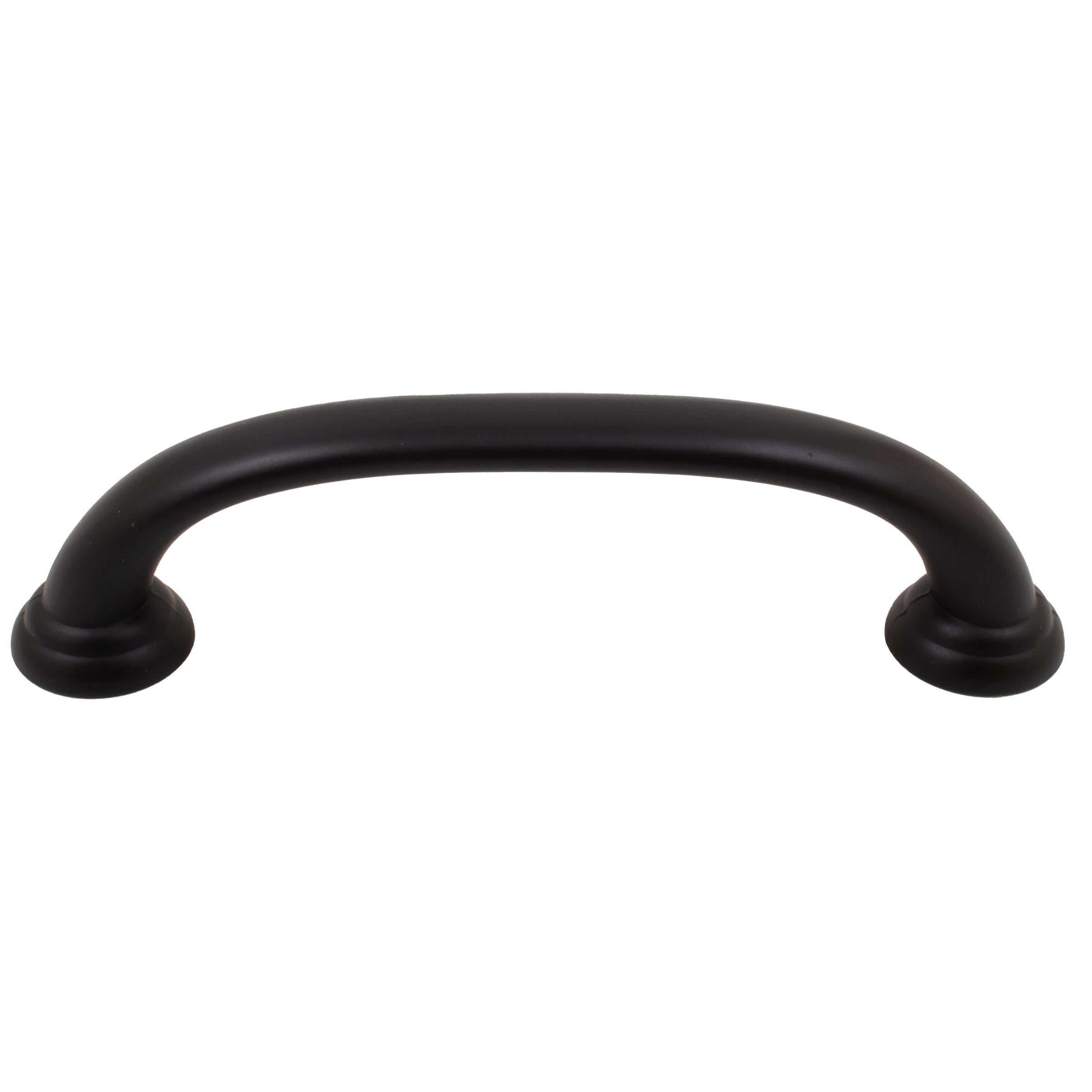 Stone Harbor Hardware Alesund Cabinet Pull, 96 Millimeters, Matte Black