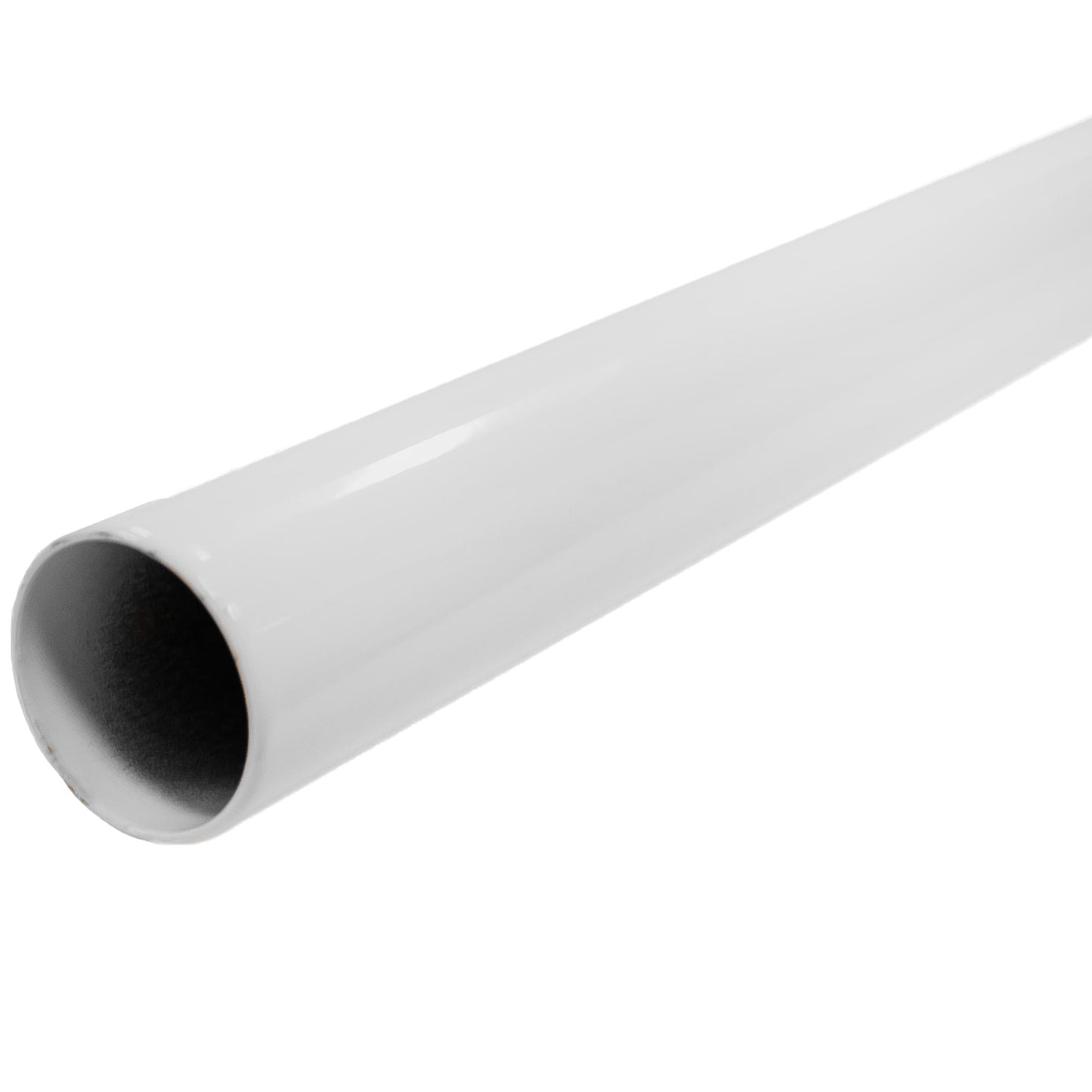 Stone Harbor Hardware Max-Duty Steel Closet Pole, 8 Feet, 1-5/16" Diameter, White