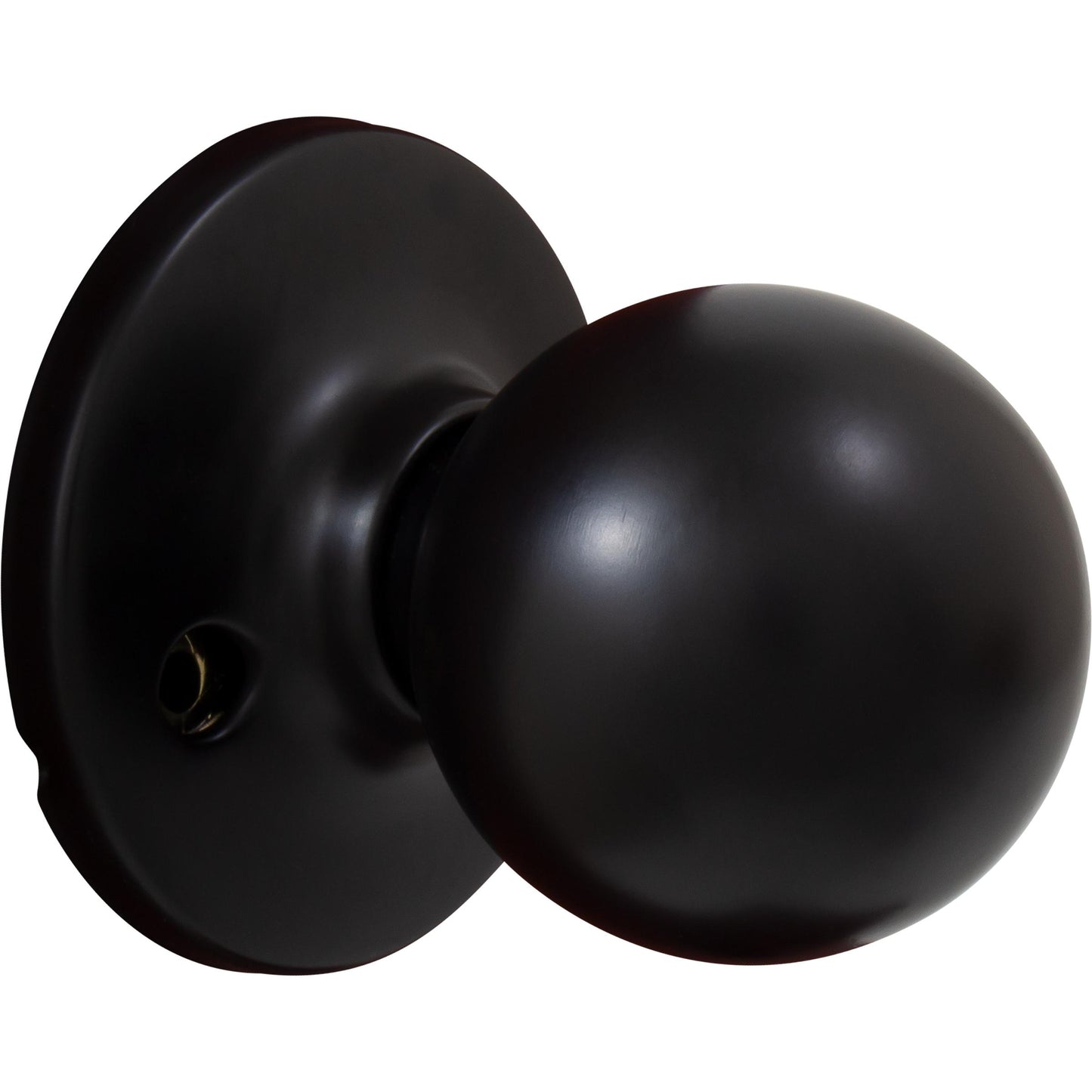 Stone Harbor Hardware Ball Door Knob, Dummy (Non-Turning) Latch, Matte Black