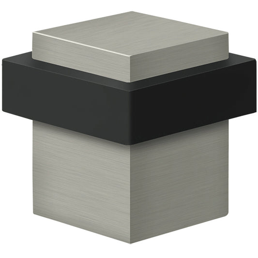 UFBS138U15 1-3/8" Square Floor Bumper - Satin Nickel