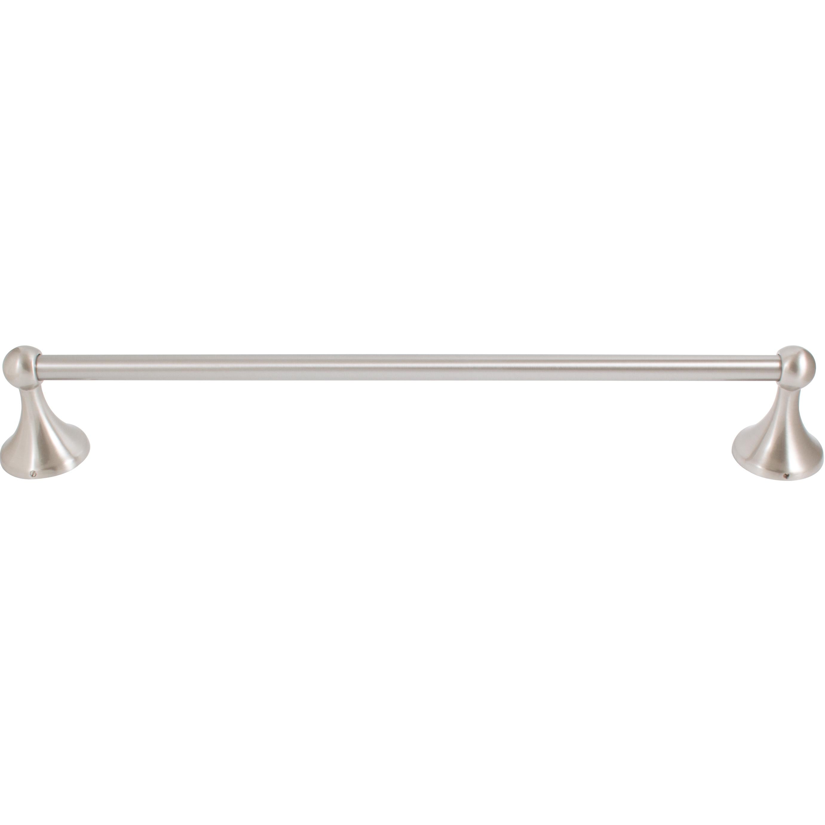 Stone Harbor Hardware Coastal Towel Bar, 24 Inches, Satin Nickel