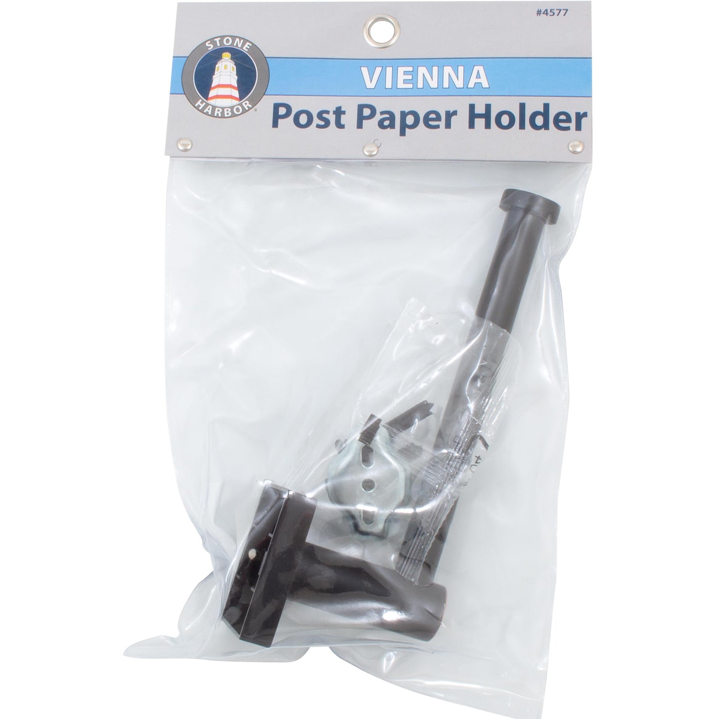 Stone Harbor Hardware Vienna Post Toilet Paper Holder, Vintage Bronze