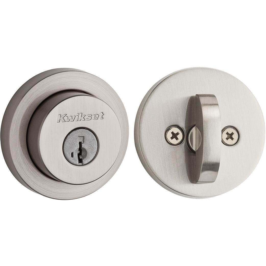 158 RDT 15 SMT 6AL STRKP K3 Milan 1-Cyl Deadbolt - Satin Nickel