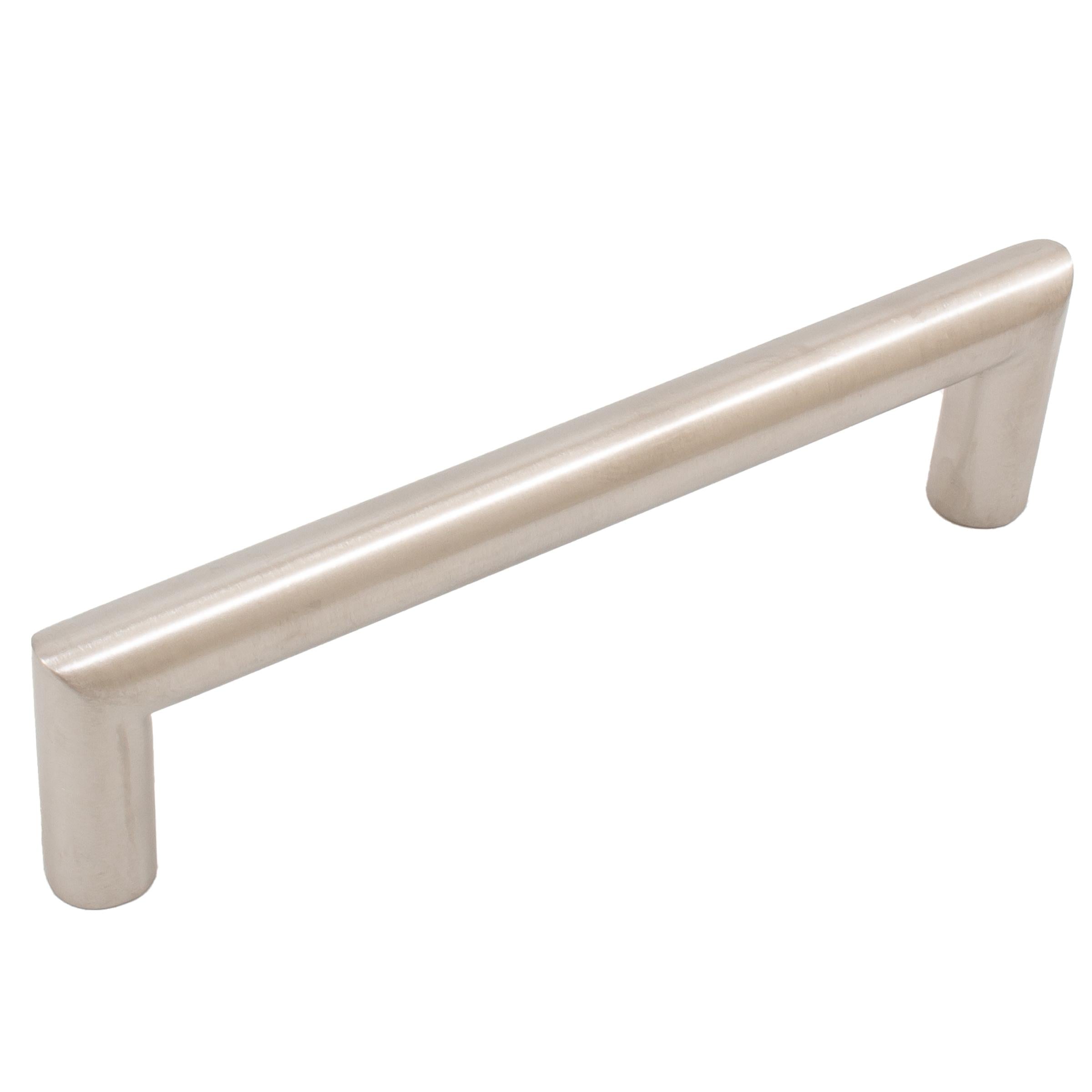 Stone Harbor Hardware Contemporary Round Cabinet Pull, 96 Millimeters, Stainless Steel Base Material, Satin Stainless Steel