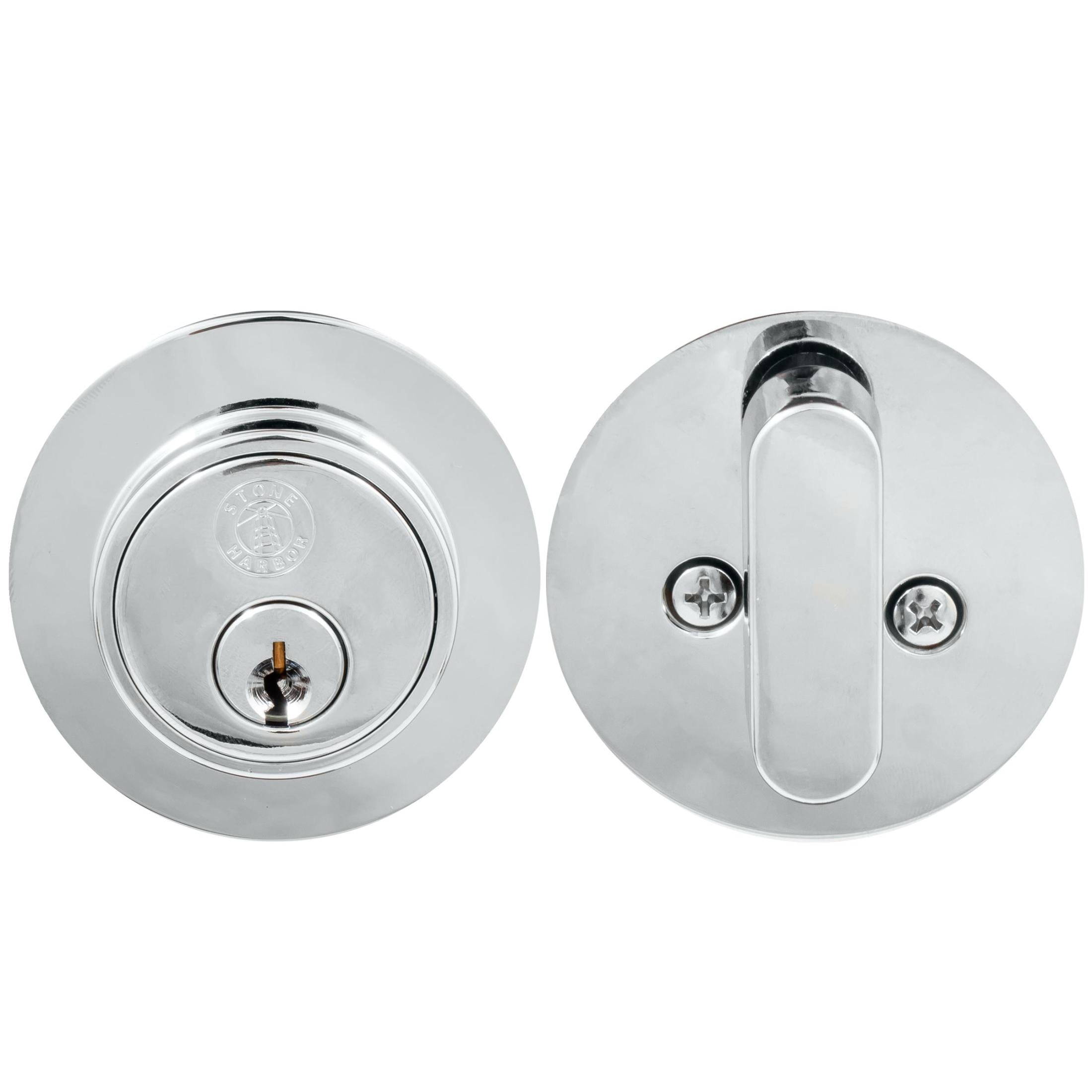 Contemporary Round Deadbolt