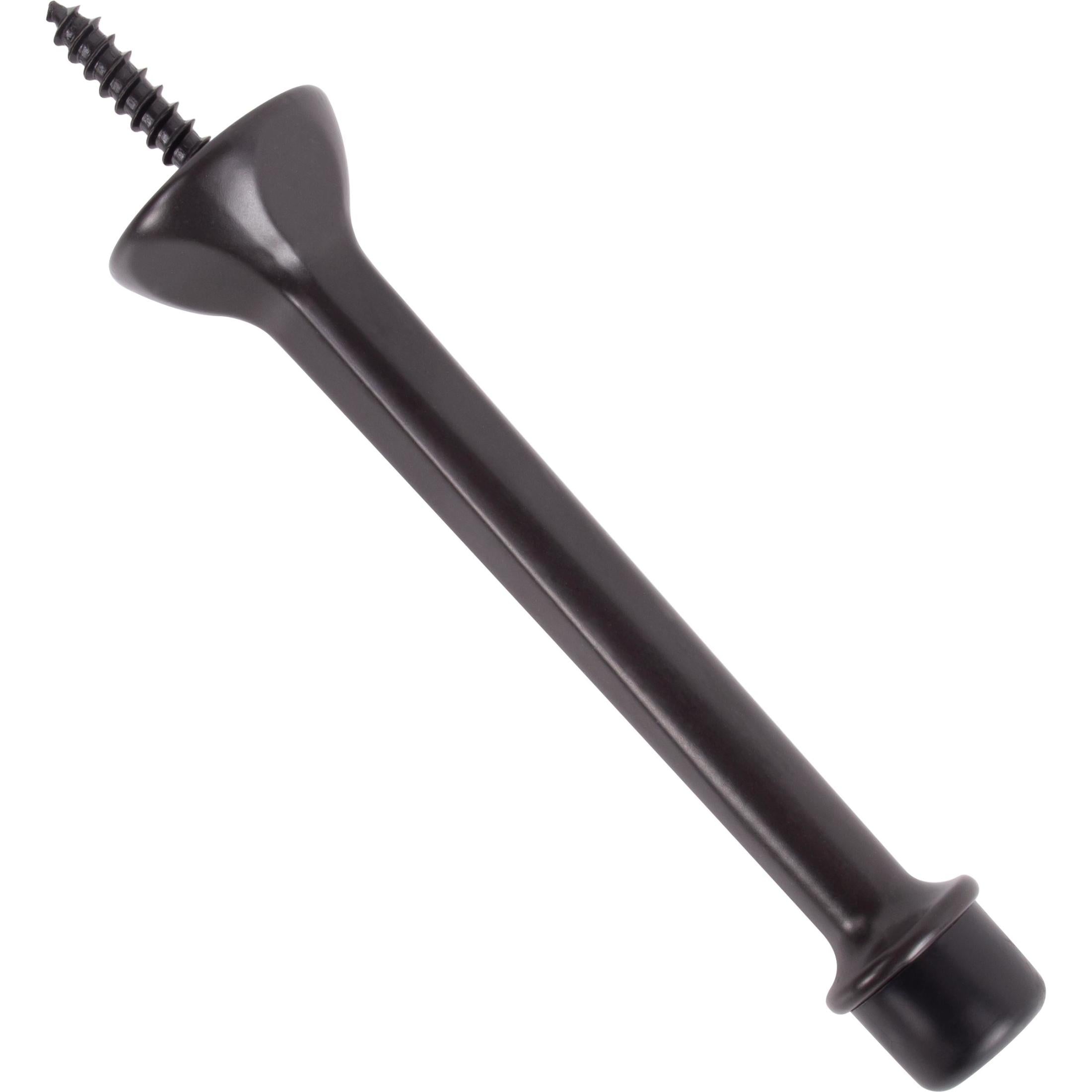 Heavy-Duty Solid Door Stop, 4 Inches