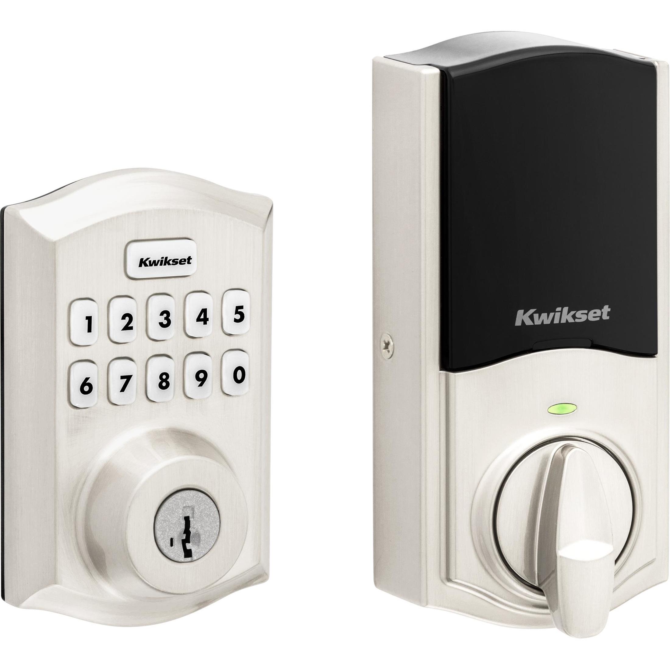 HC620 TRL ZW700LR 15 SMT RCALFD RCS BP Traditional HomeConnect Keypad Deadbolt - Satin Nickel