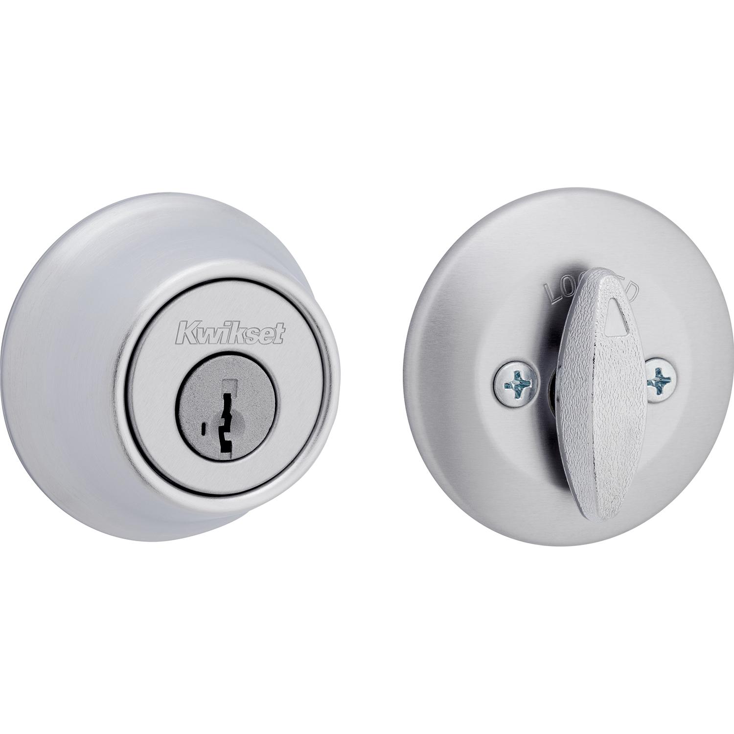 660 26D SMT CP K6 1-Cyl Deadbolt - Satin Chrome