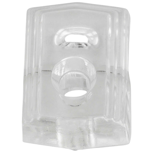 National Hardware - V2555-18 1/8" Mirror Holders with 35 lb. Weight Capacity. 4/pk - Clear