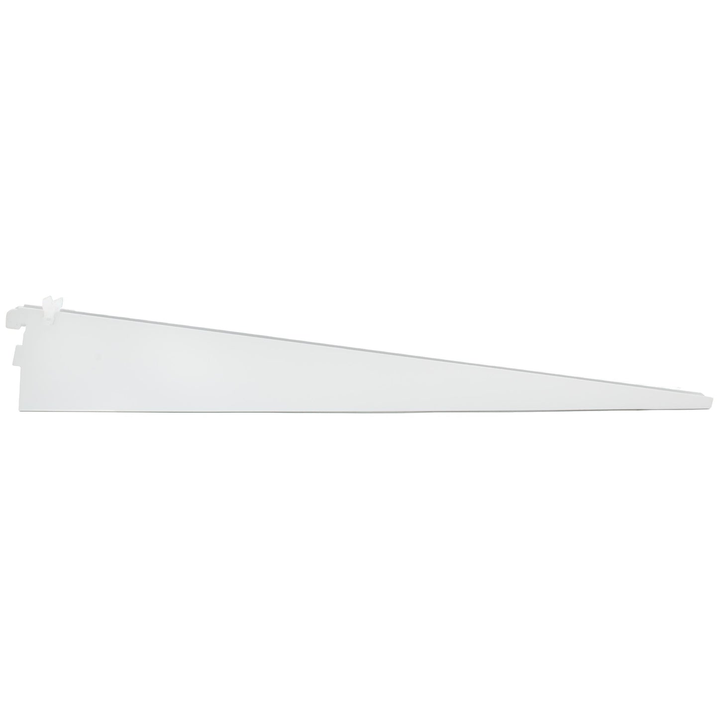 Stone Harbor Hardware Double Track Shelf Bracket for Wire Shelf, 20 Inches, White