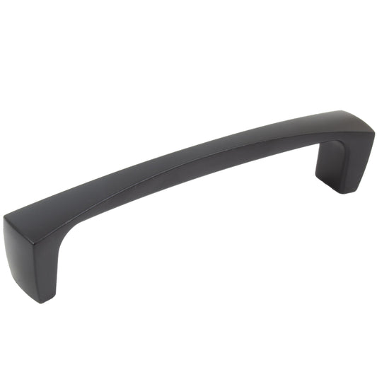 Stone Harbor Hardware Curtiss Cabinet Pull, 128 Millimeters, Matte Black