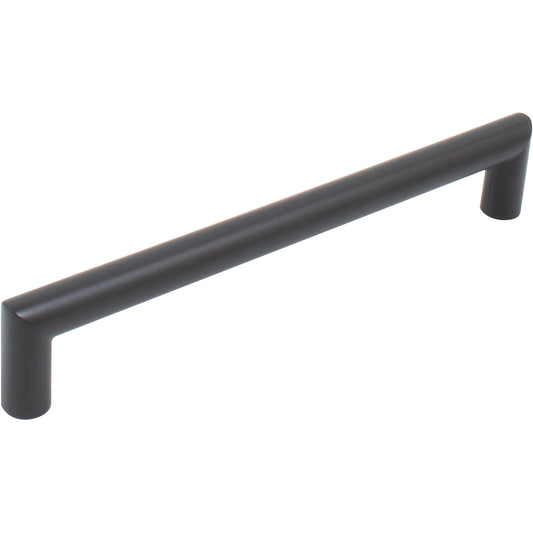 Stone Harbor Hardware Contemporary Round Cabinet Pull, 192 Millimeters, Zinc Base Material, Matte Black