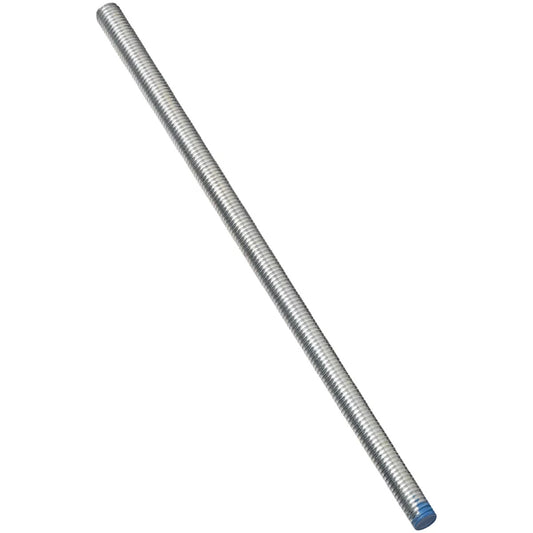 4000BC 1/2" -13 x 12" Steel Threaded Rod - Zinc Plated