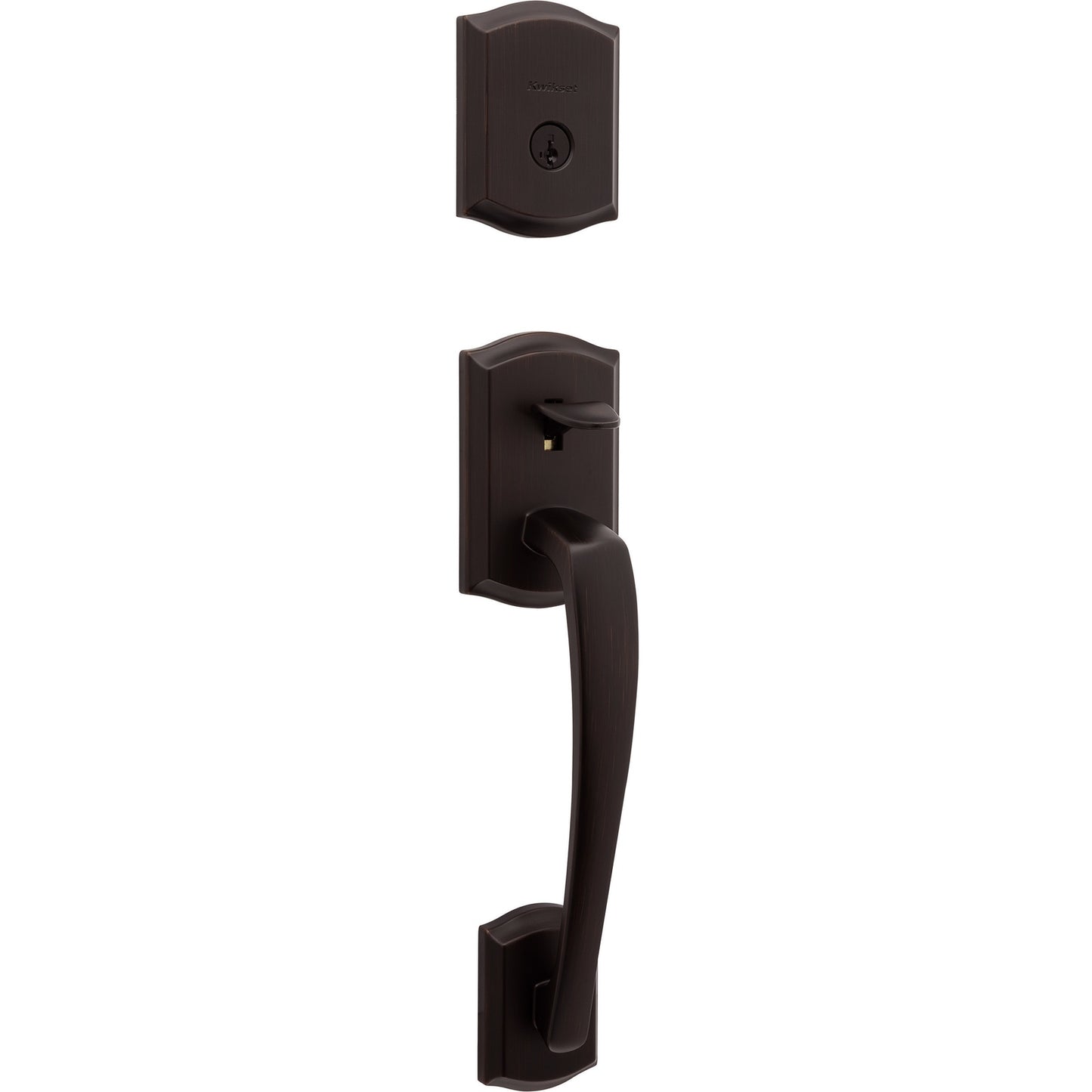 818PTH LIP 11P SMT 6AL STRKP Prescott Handleset for 971 Trims - Venetian Bronze
