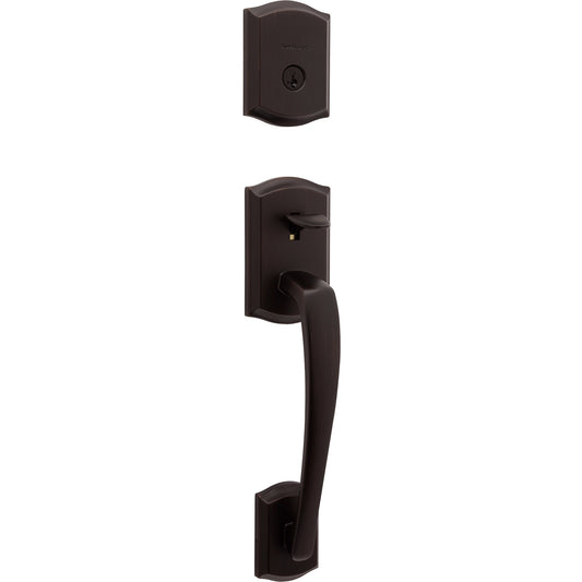 818PTH LIP 11P SMT 6AL STRKP Prescott Handleset for 971 Trims - Venetian Bronze