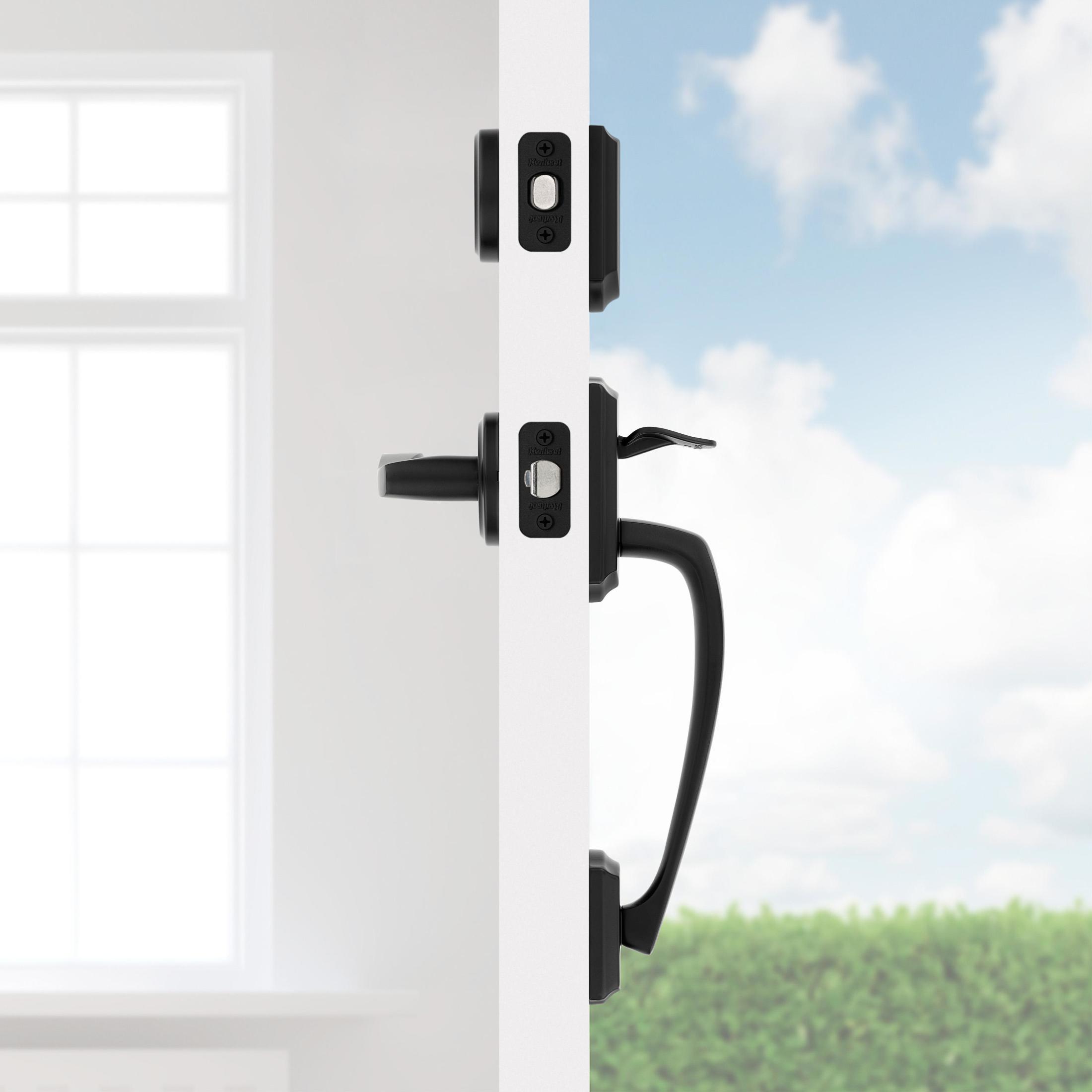 819PTHXSEL 514 Prescott / Sedona Dummy Handleset - Matte Black