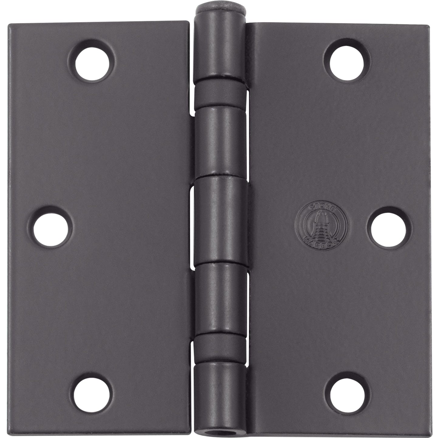 Stone Harbor Hardware 3-1/2" Ball-Bearing Door Hinges, Square Corner, Oil-Rubbed Bronze, 3-Pack