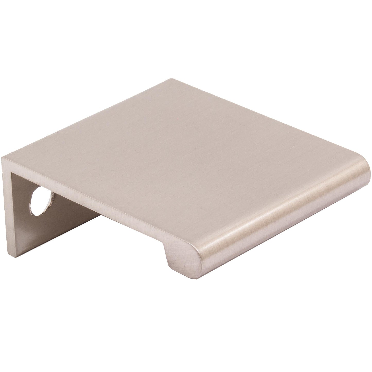Stone Harbor Hardware Cabinet Edge Pull, 1 Inch, 1-1/2" Overall Length, Satin Nickel
