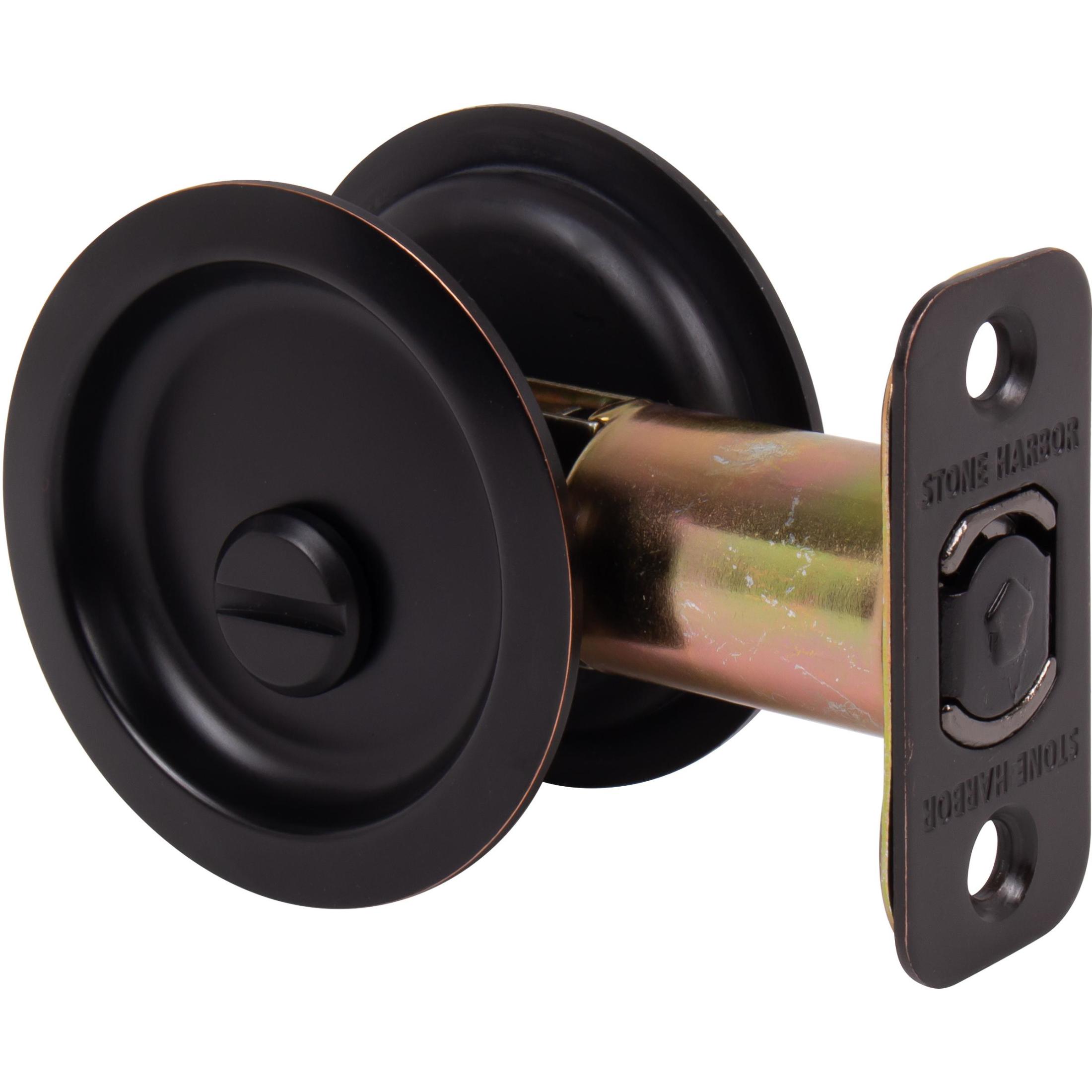 Round Pocket Door Lock Privacy